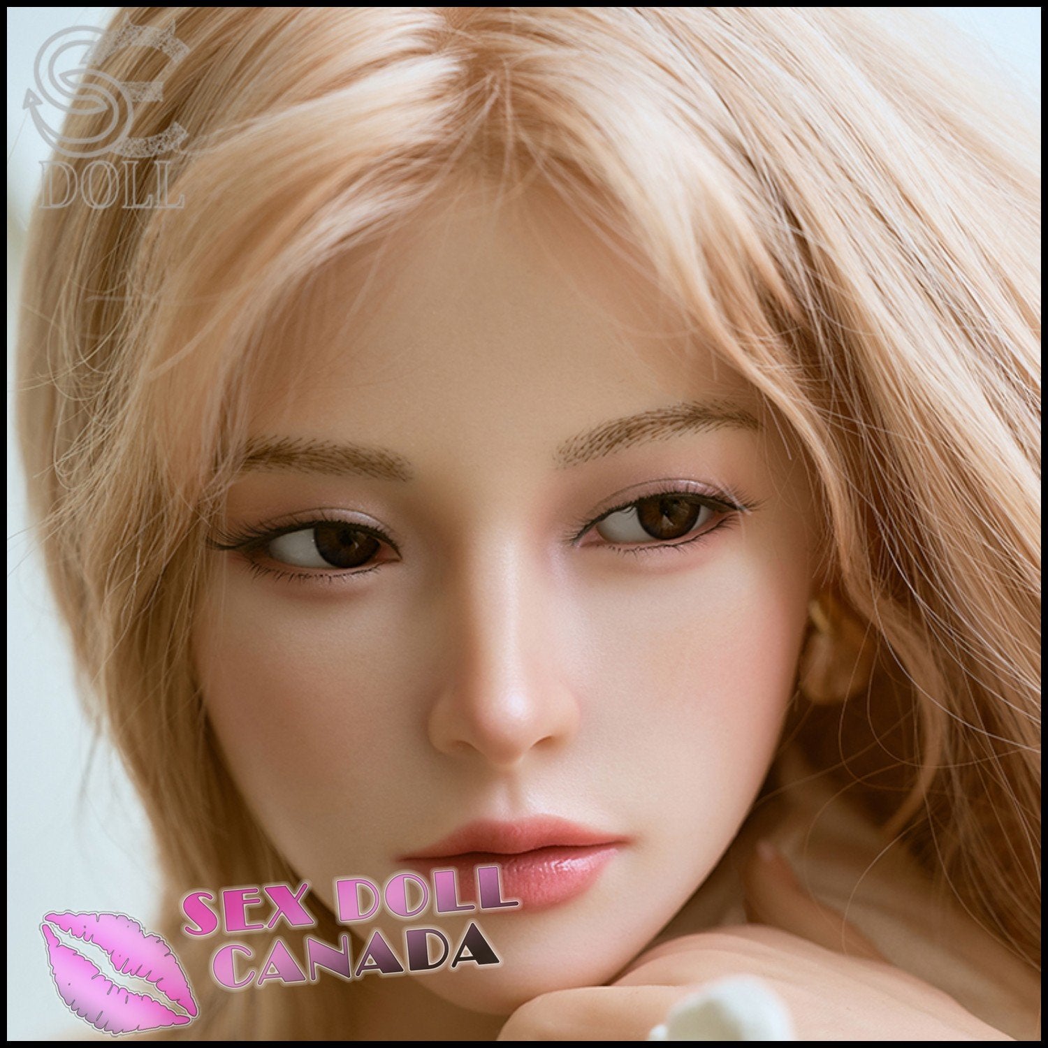 SE Doll Realistic Sex Doll Blonde Hair Big Tits Breasts Western American