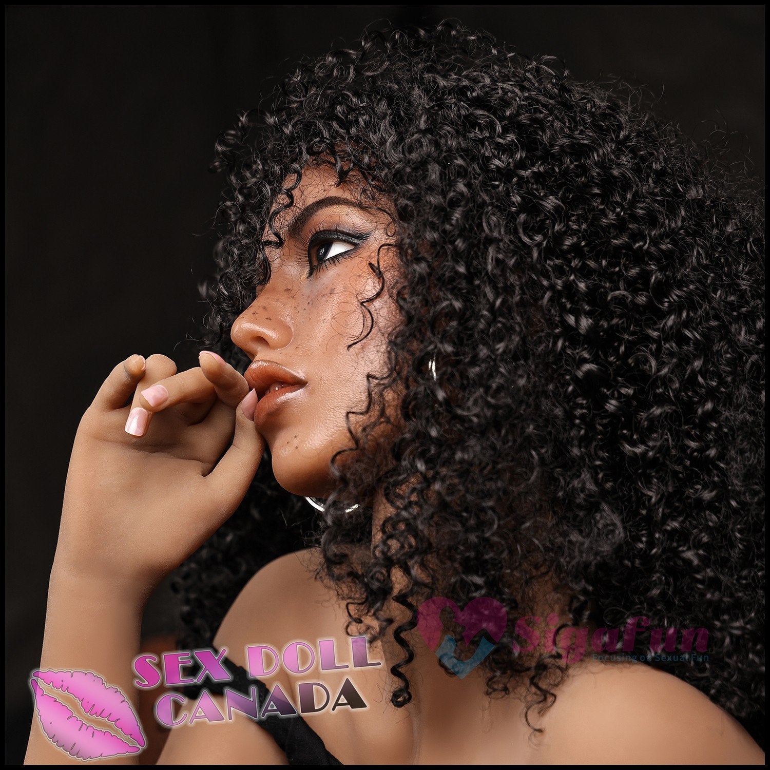 Sigafun Realistic Sex Doll Brunette Hair Robot Big Tits Breasts