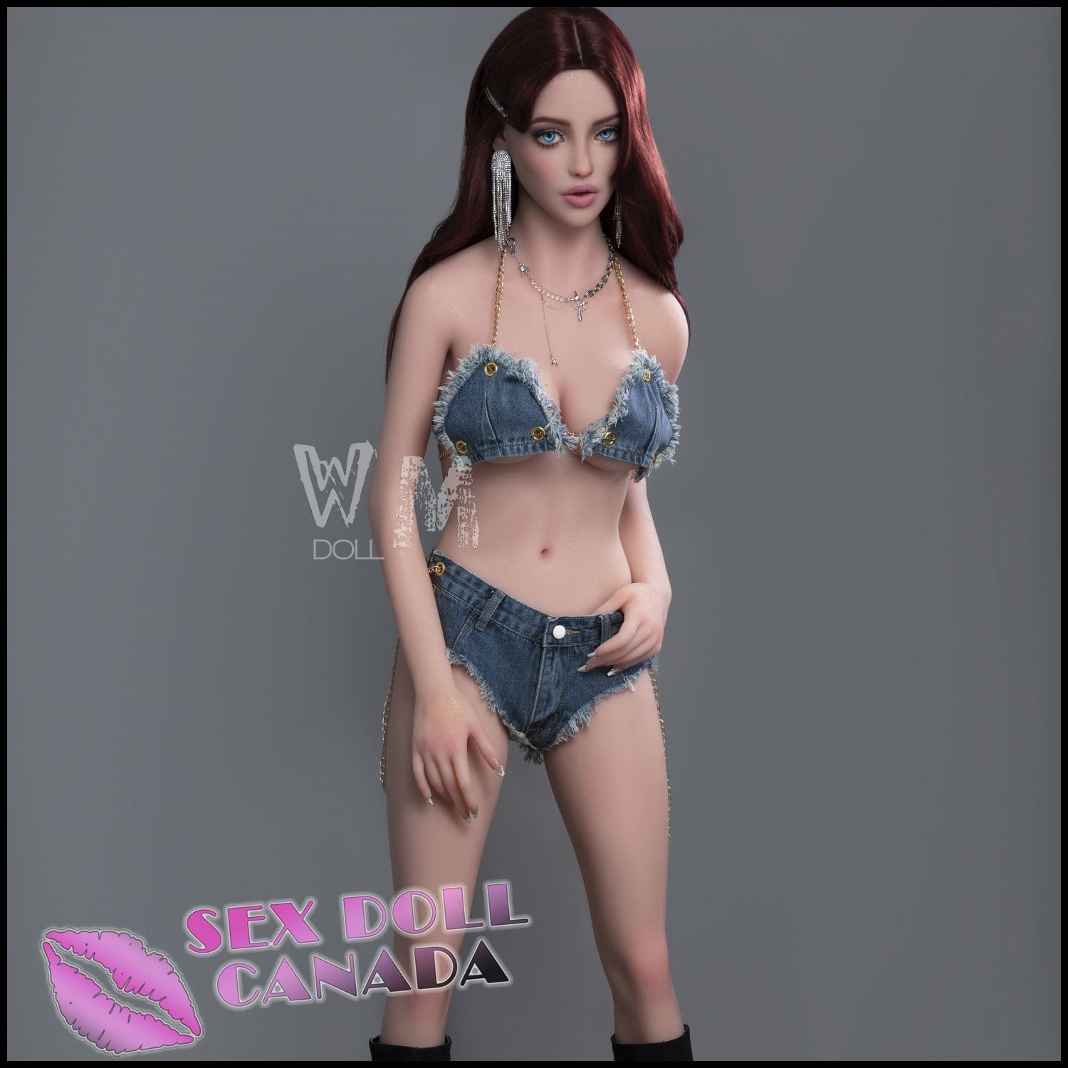 WM Doll Realistic Sex Doll Fit Athletic Big Tits Breasts Western American