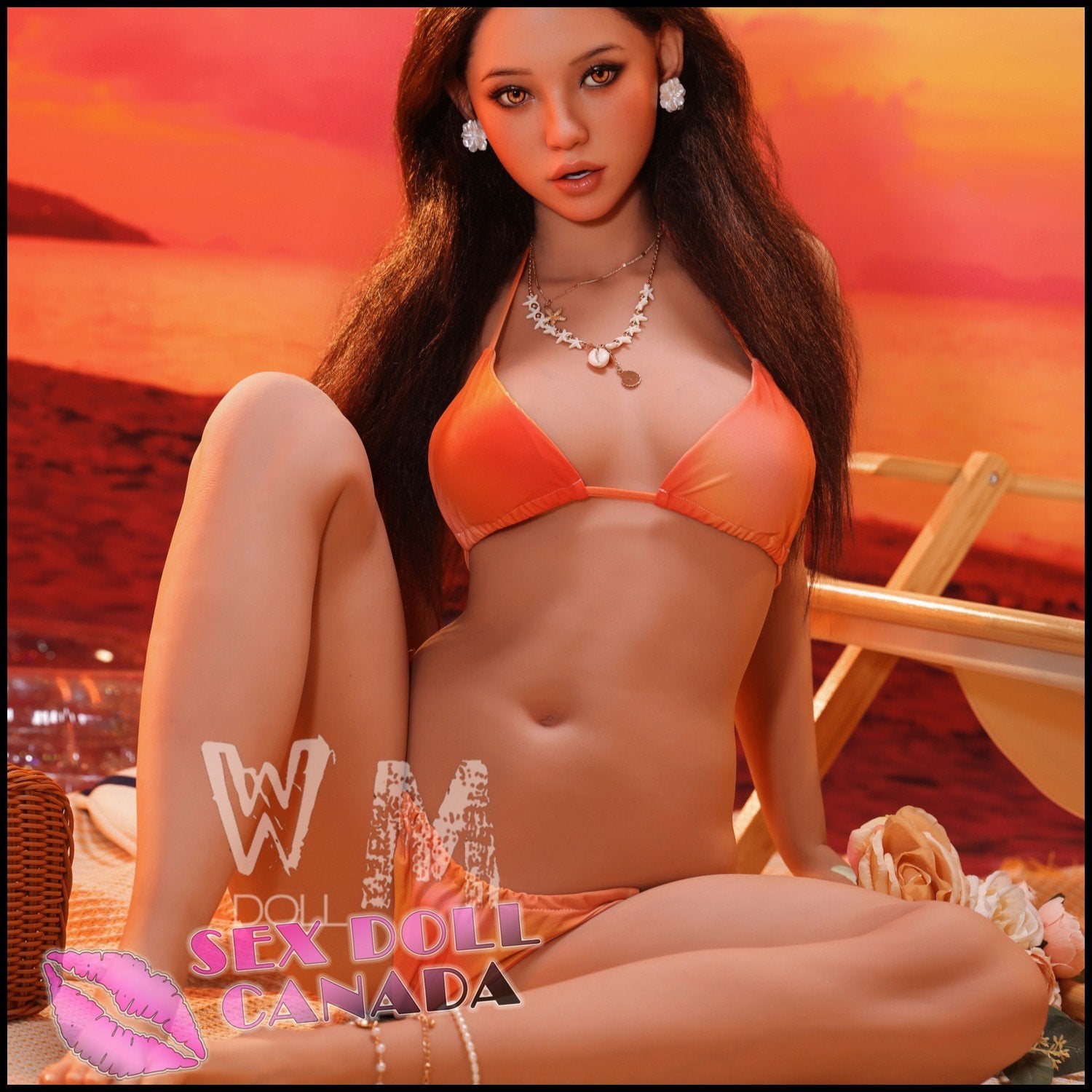 WM Doll Realistic Sex Doll Western American Blonde Hair Black Hair