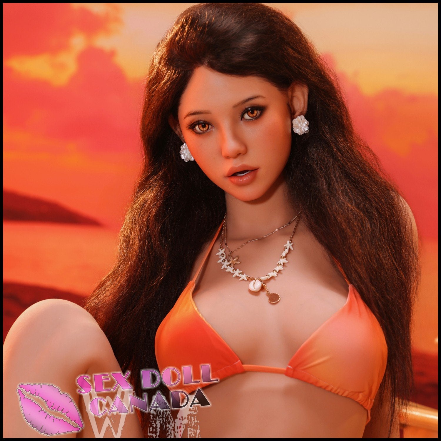 WM Doll Realistic Sex Doll Blonde Hair Big Tits Breasts Black Hair