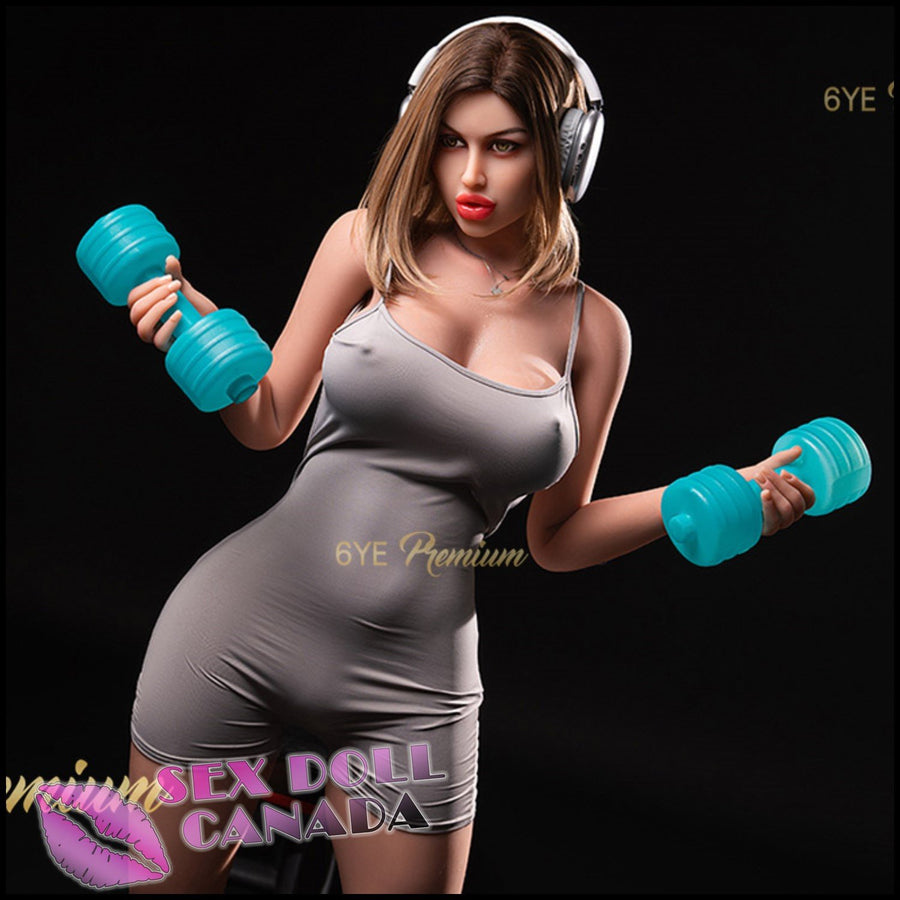 6YE Realistic Sex Doll Western American Blonde Hair BBW Chubby Fat