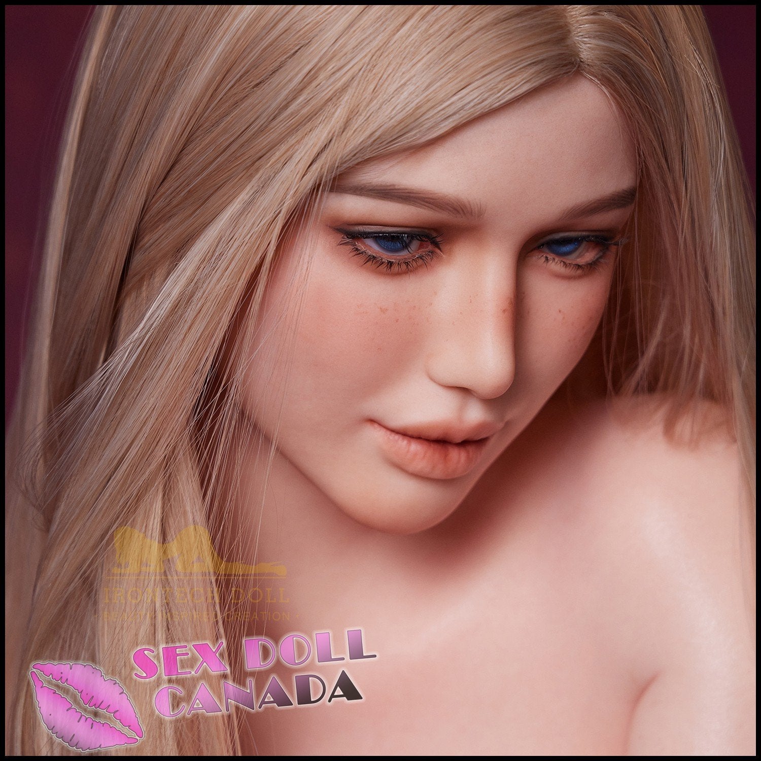 IRONTECH Realistic Sex Doll Curvy Full Body Western American Blonde Hair