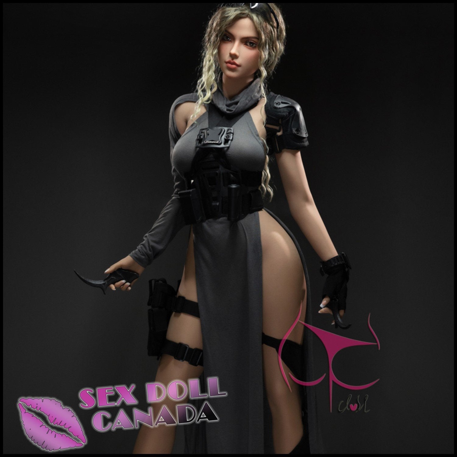 FunWestDoll Realistic Sex Doll Western American Blonde Hair Big Tits Breasts