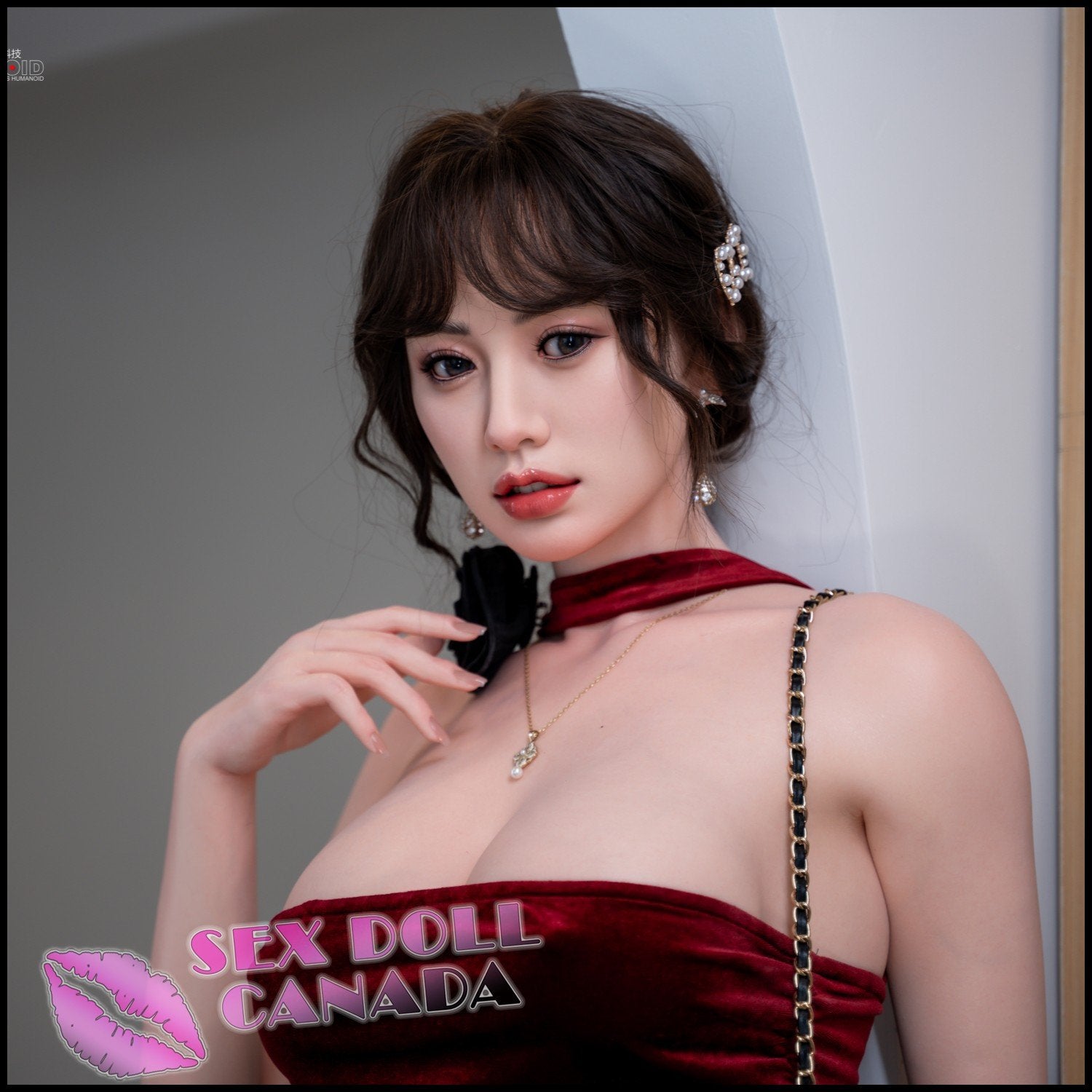 Gynoid Tech Realistic Sex Doll Asian Japanese Chinese Curvy Full Body Black Hair