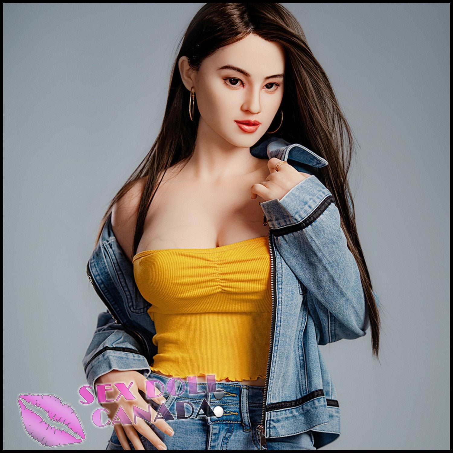 HR Doll Realistic Sex Doll Big Tits Breasts Asian Japanese Chinese Brunette Hair