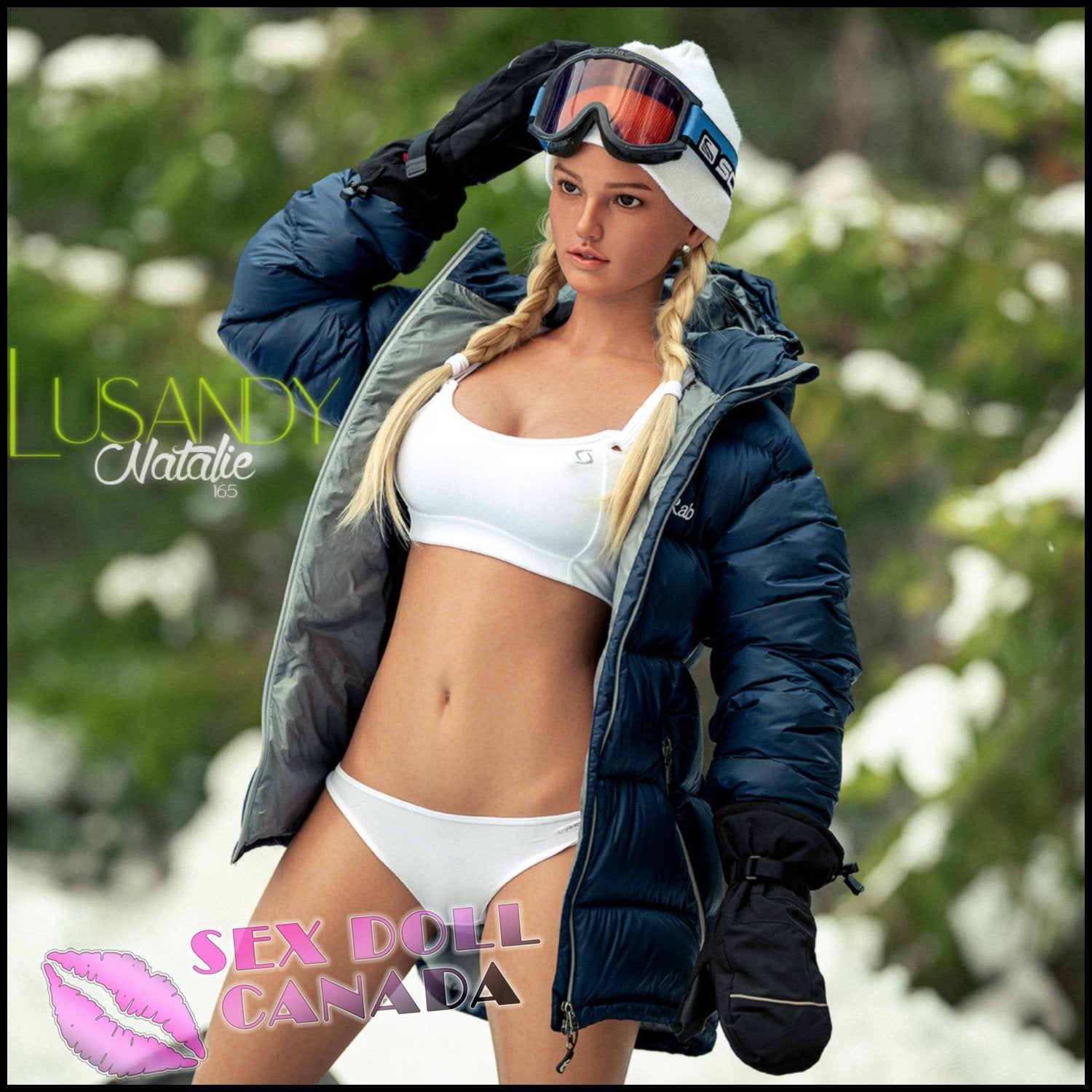 Lusandy Realistic Sex Doll Blonde Hair (Sticker) New Russian German