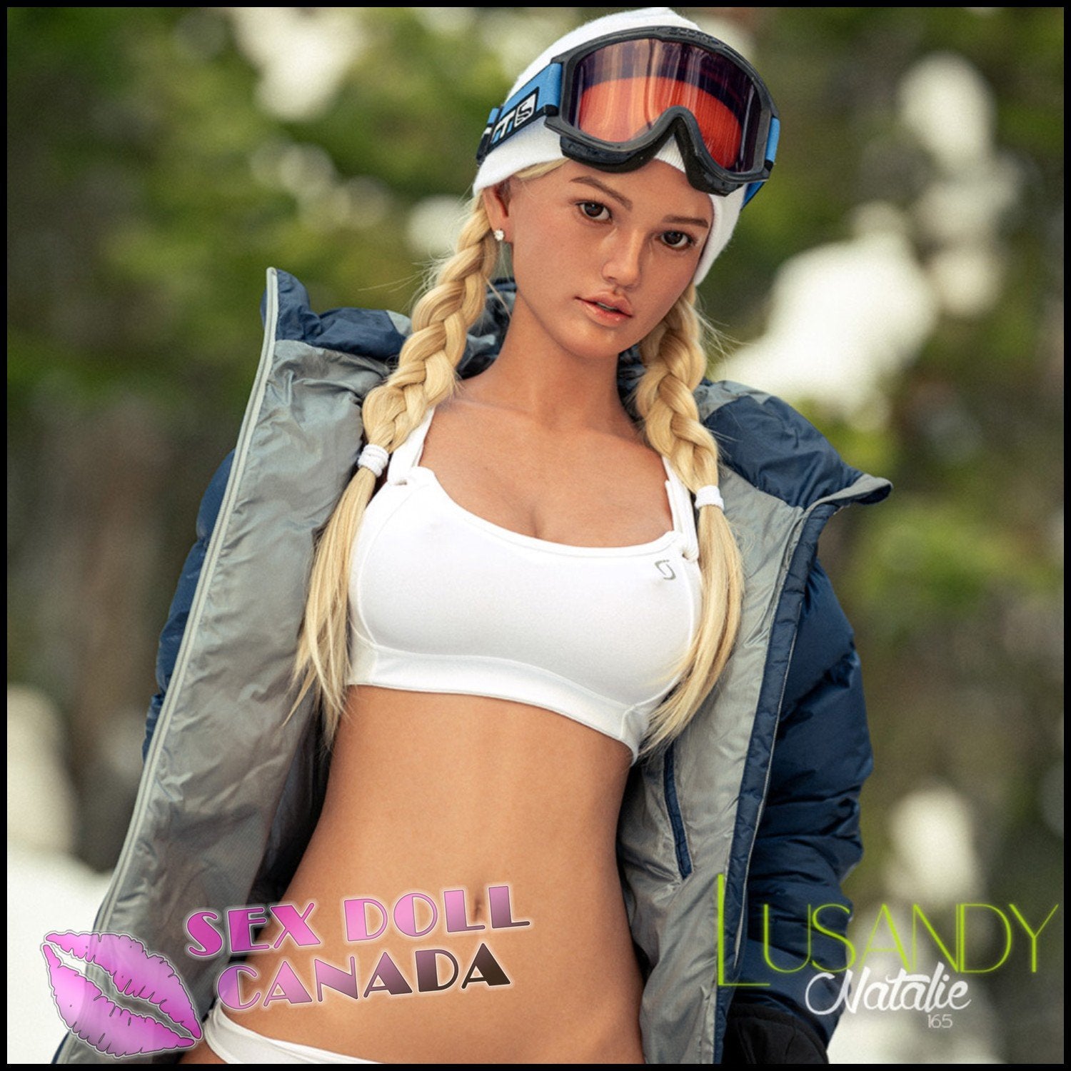 Lusandy Realistic Sex Doll Huge Tits Boobs (Sticker) New Western American