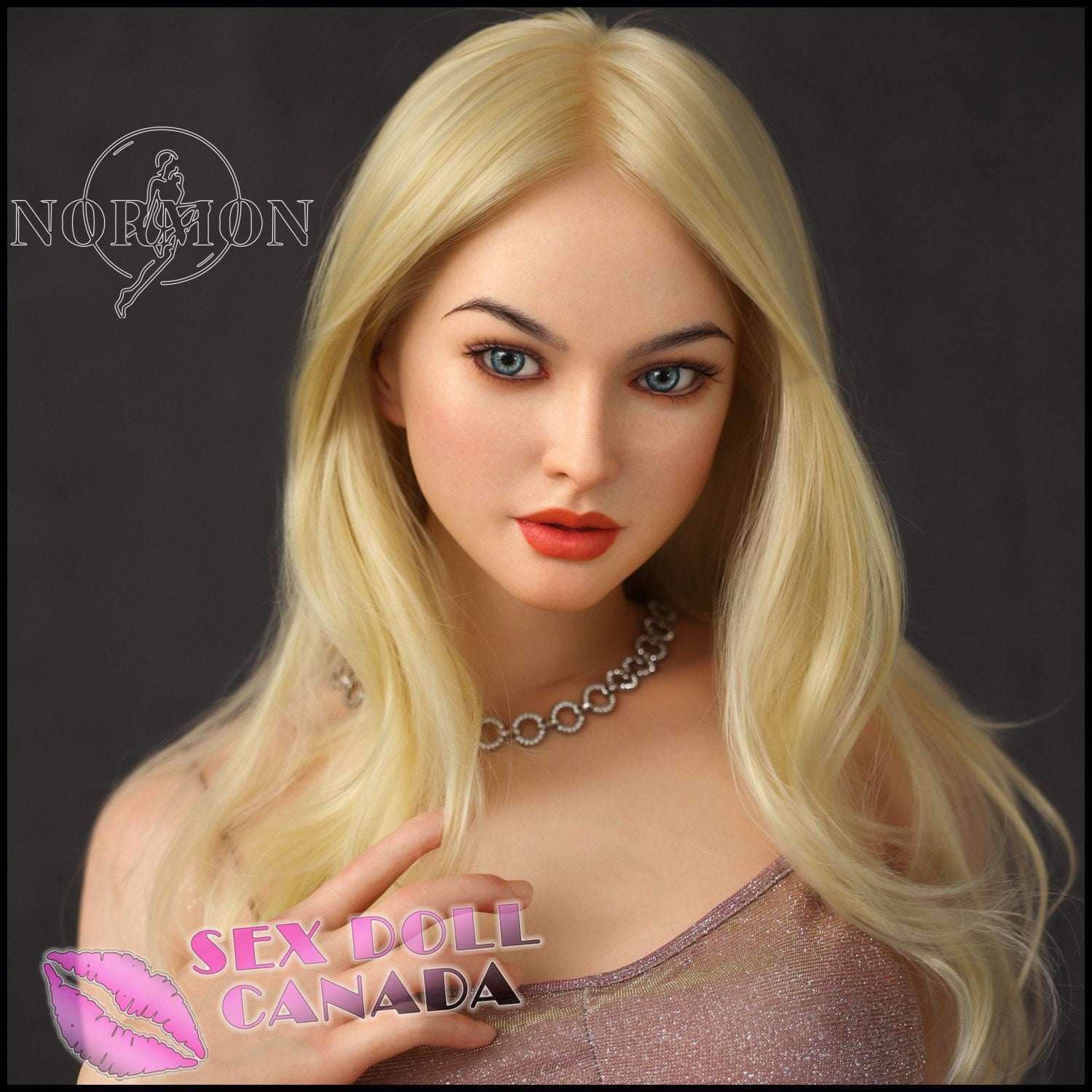 Normon Doll Realistic Sex Doll Blonde Hair Big Tits Breasts Western American