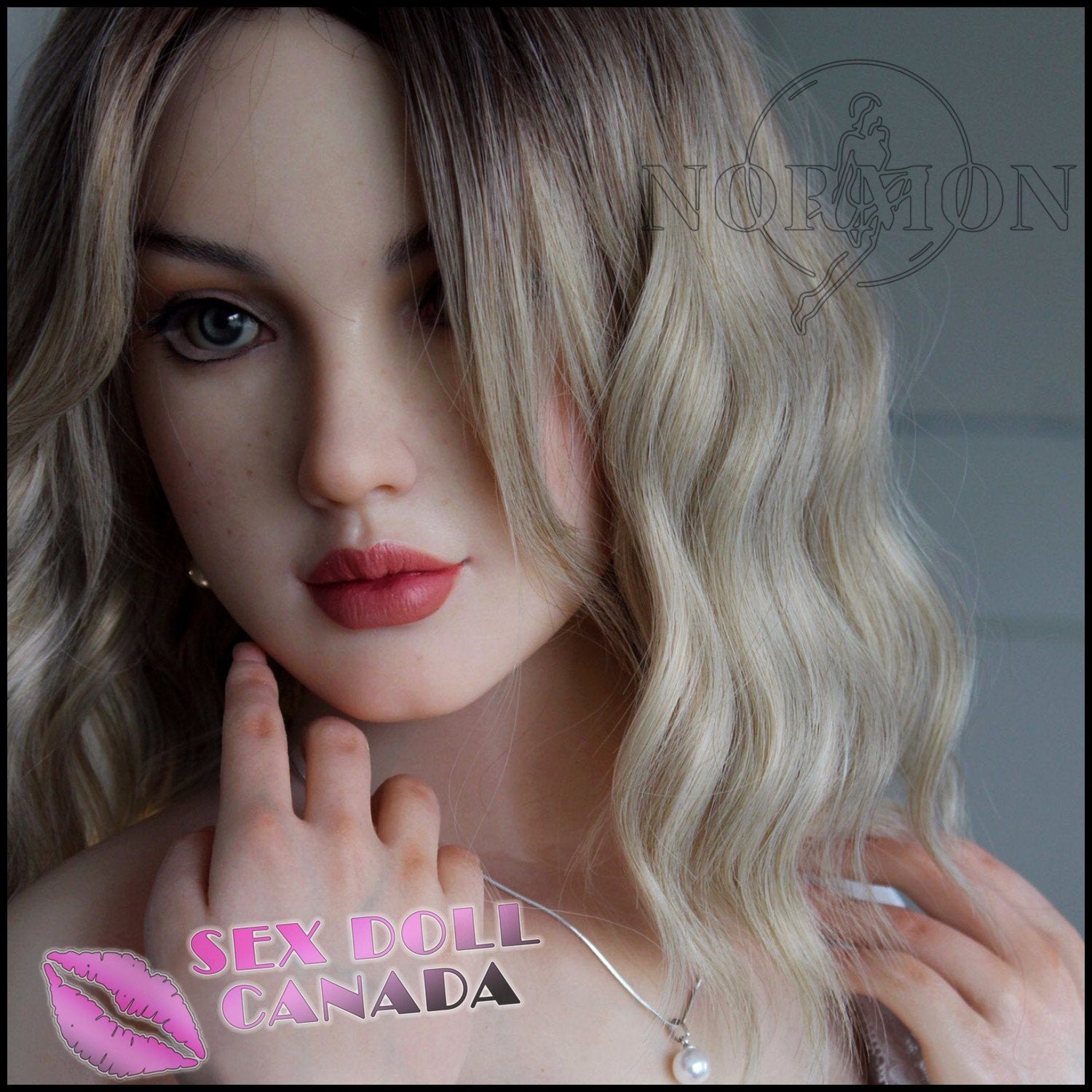 Normon Doll Realistic Sex Doll Curvy Full Body Blonde Hair Western American