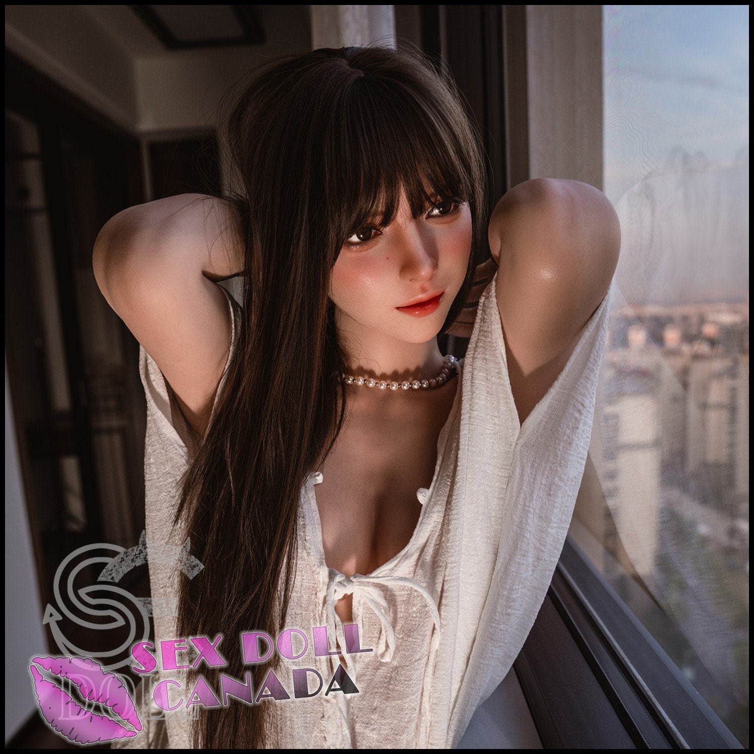 SE Doll Realistic Sex Doll Skinny Slim Russian German Black Hair