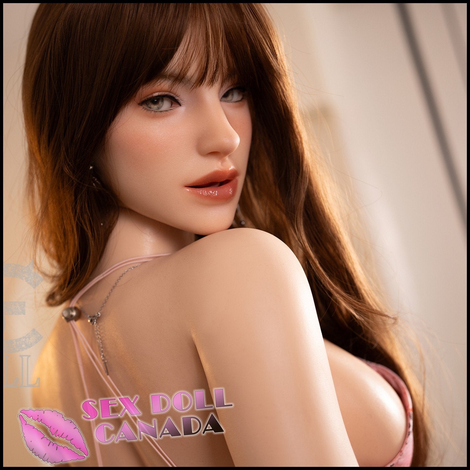 SE DOLL Realistic Sex Doll Brunette Hair Western American Big Tits Breasts