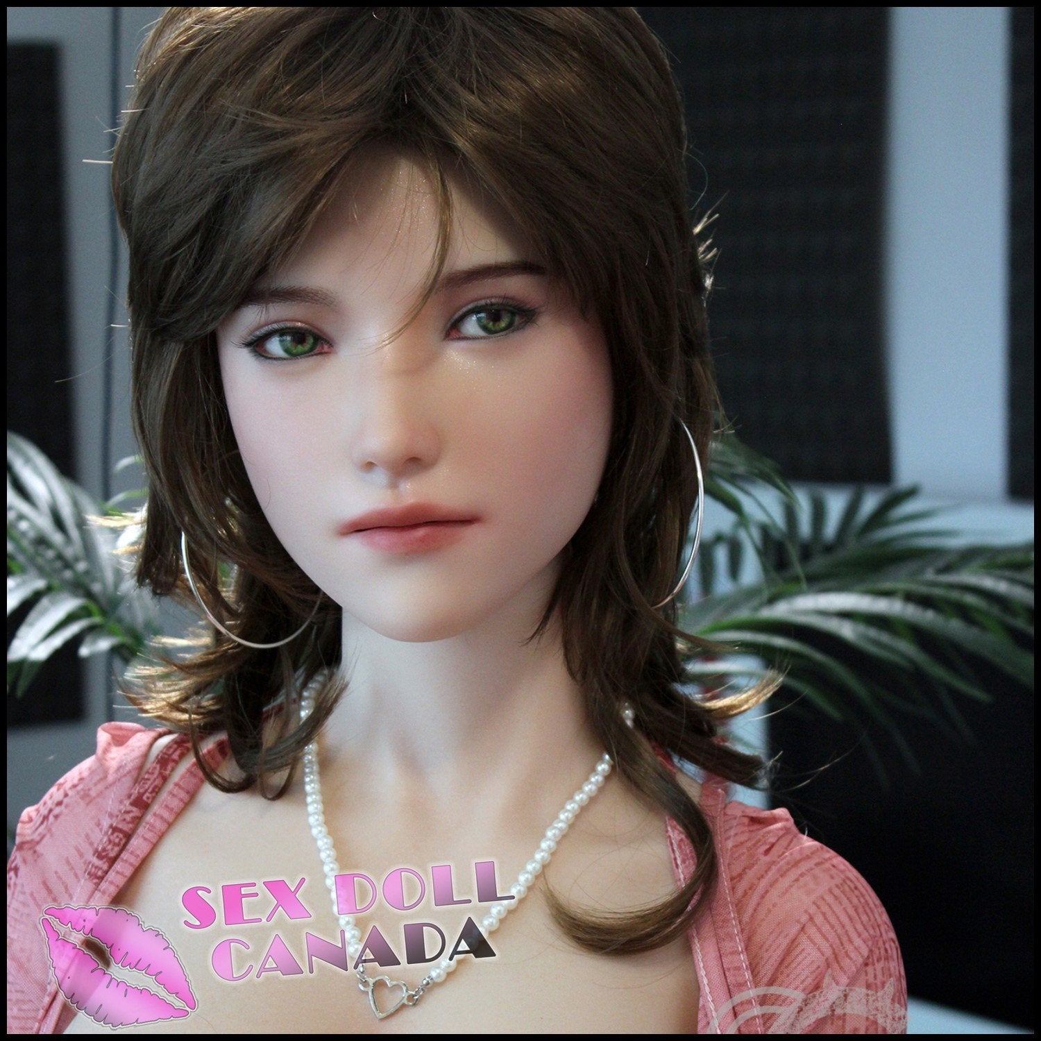 SE DOLL Realistic Sex Doll Brunette Hair Big Tits Breasts Brunette Hair