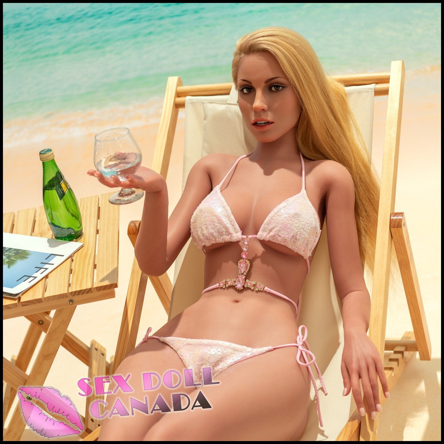 Zelex SLE Realistic Sex Doll Blonde Hair Latina Brazilian Small Waist