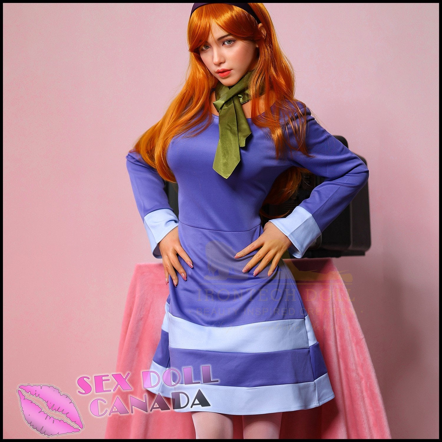 IRONTECH Realistic Sex Doll Huge Tits Boobs Small Waist Curvy Full Body