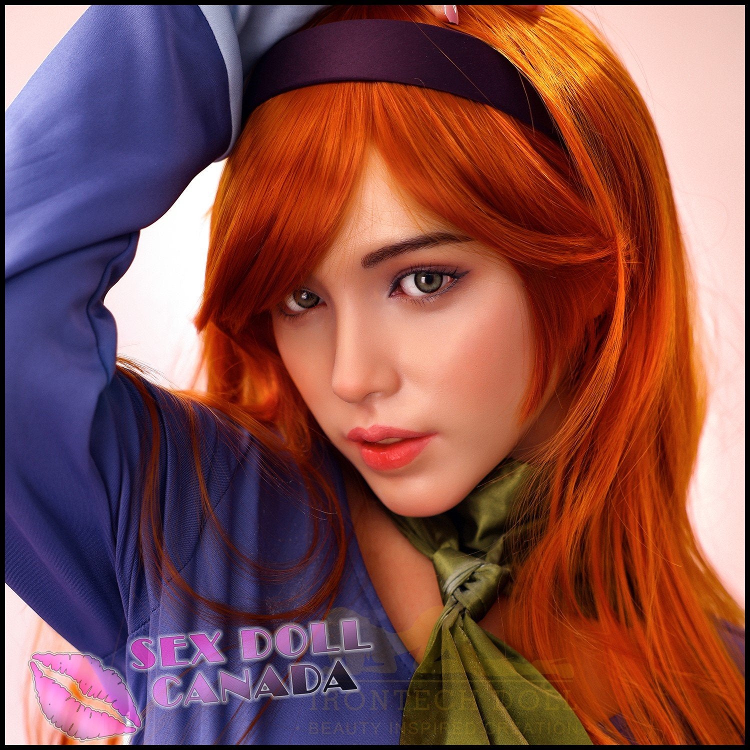 IRONTECH Realistic Sex Doll Red Head Huge Tits Boobs Western American