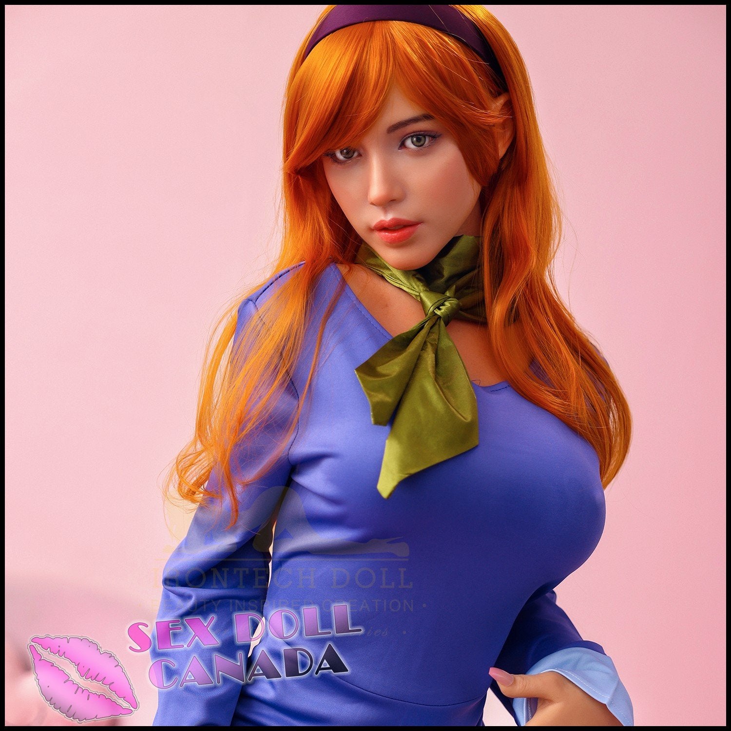 IRONTECH Realistic Sex Doll Tall Long Legs Red Head Elf Fantasy Cosplay