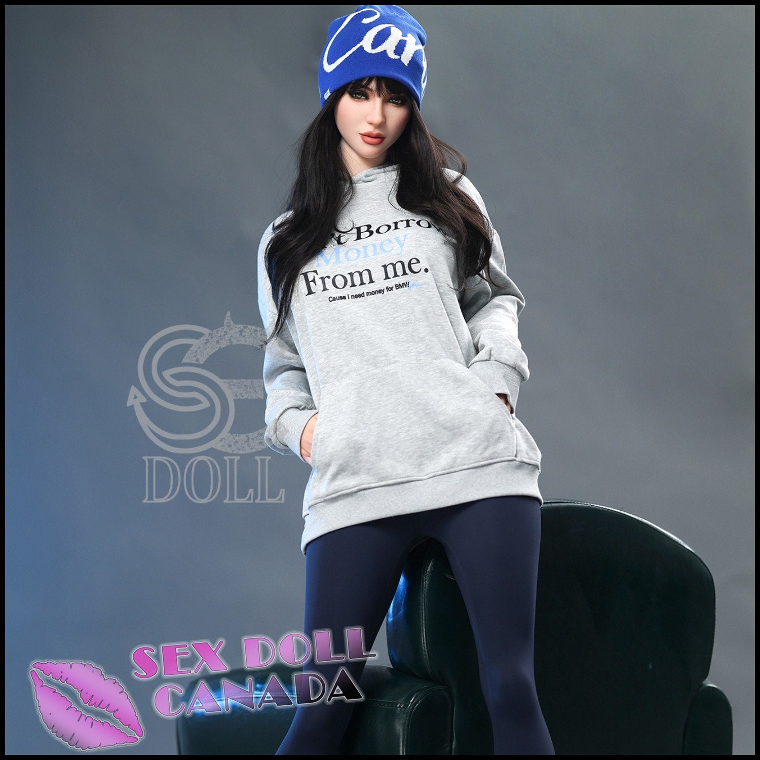 SE DOLL Realistic Sex Doll Big Tits Breasts Black Hair Tall Long Legs