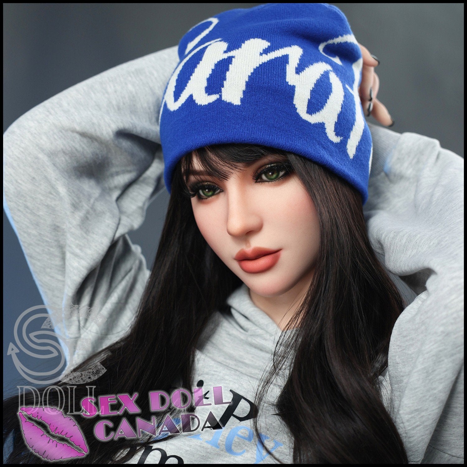 SE DOLL Realistic Sex Doll Tall Long Legs Black Hair Big Tits Breasts