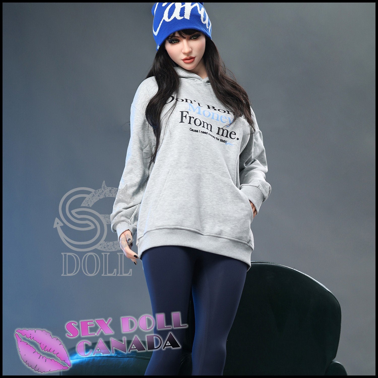 SE DOLL Realistic Sex Doll Tall Long Legs Big Tits Breasts Black Hair