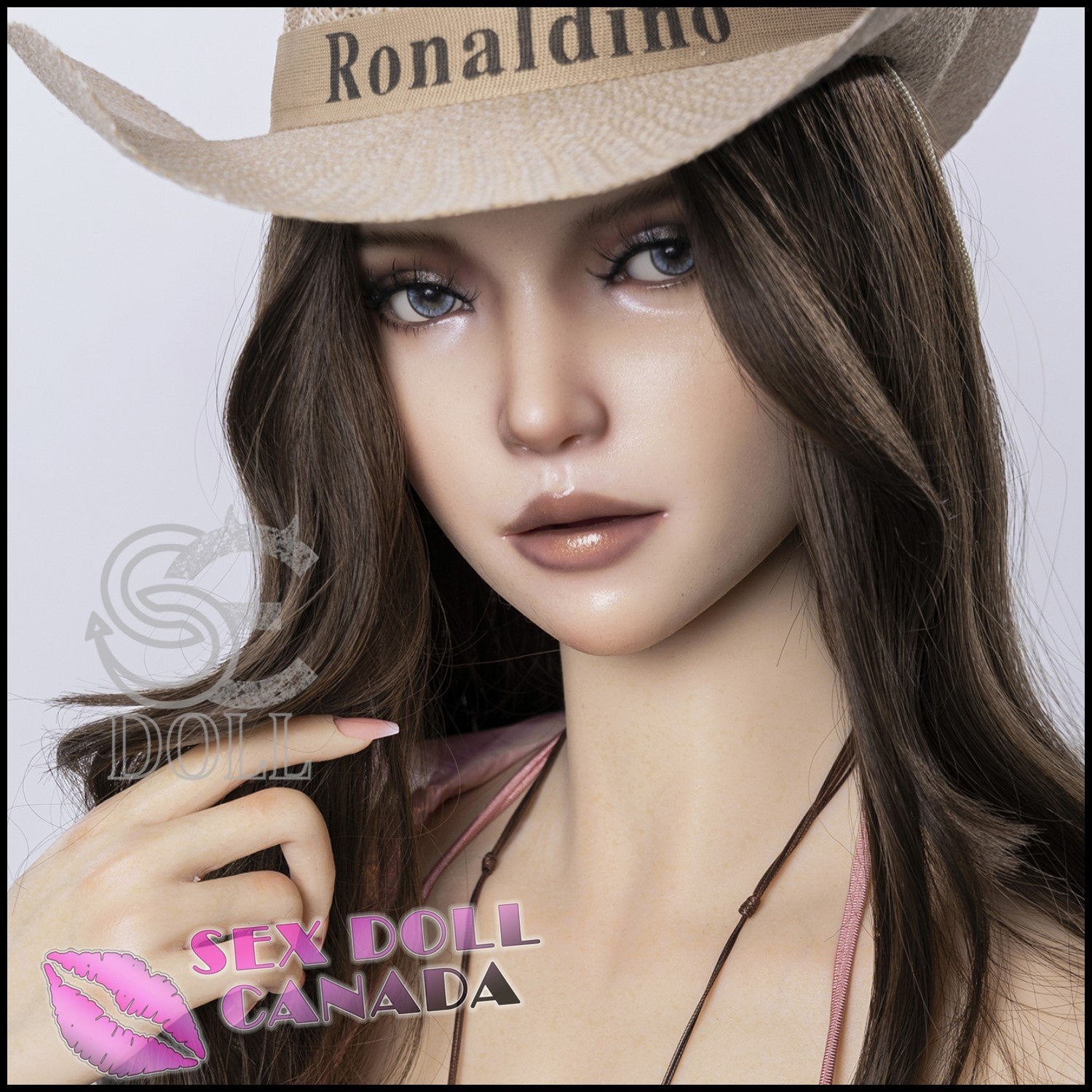 SE DOLL Realistic Sex Doll Small Waist Curvy Full Body Brunette Hair