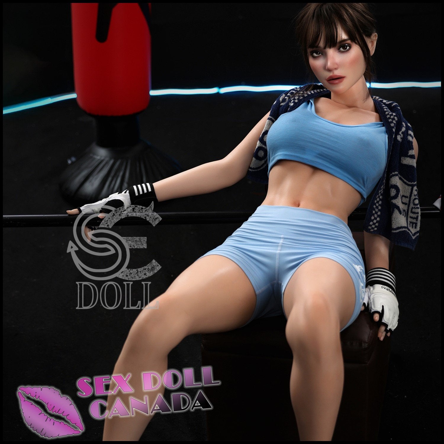 SE DOLL Realistic Sex Doll Big Tits Breasts Brunette Hair Tall Long Legs