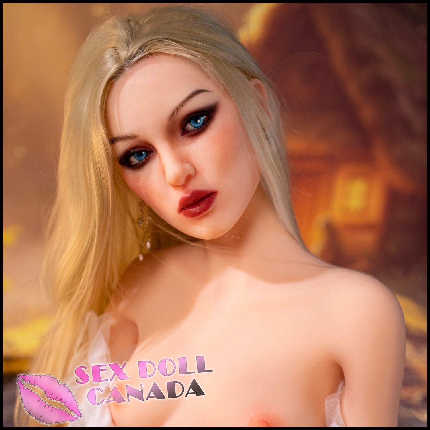 Jarliet Doll Realistic Sex Doll Small Tits Boobs Blonde Hair Western American