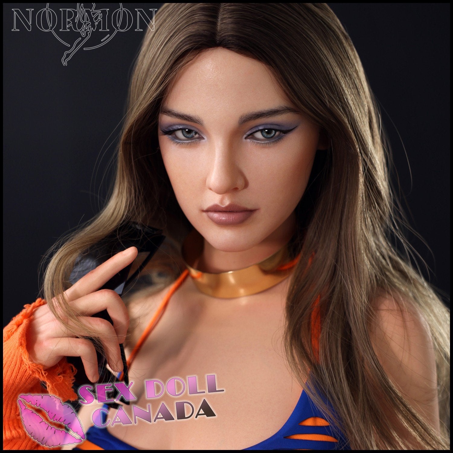 Normon Doll Realistic Sex Doll Brunette Hair Western American Tall Long Legs