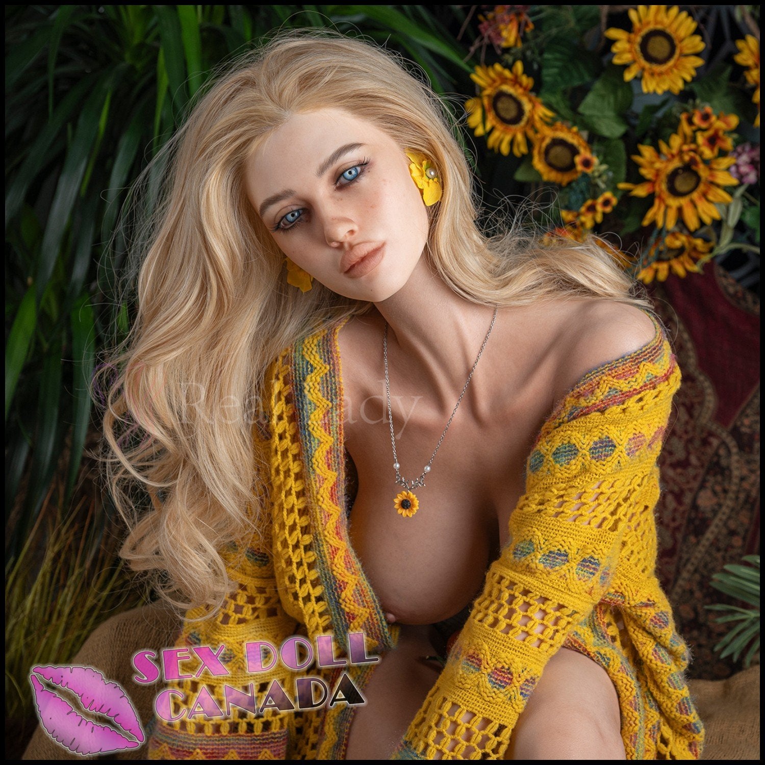 Real Lady Realistic Sex Doll Western American Tall Long Legs Blonde Hair