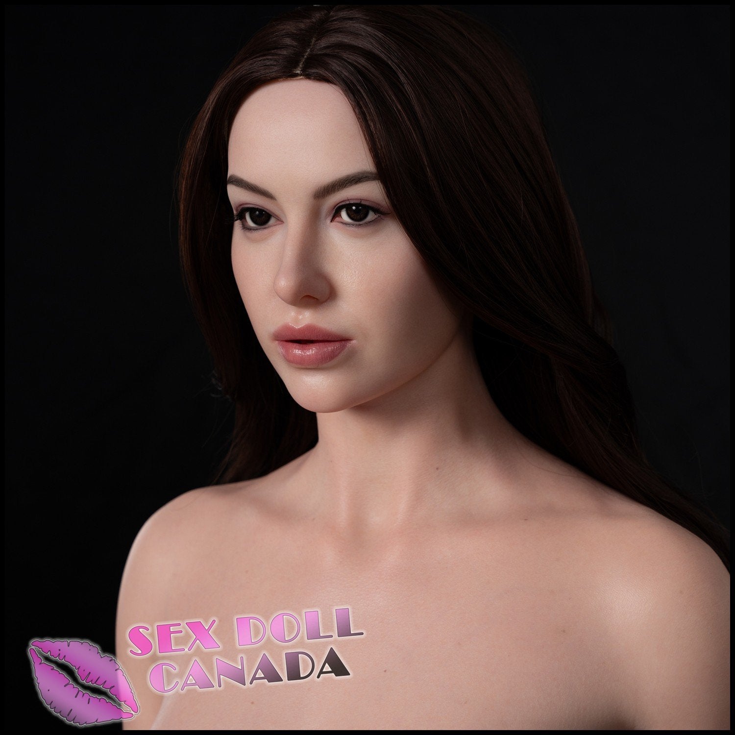 Zelex Realistic Sex Doll Small Tits Boobs Black Hair Western American