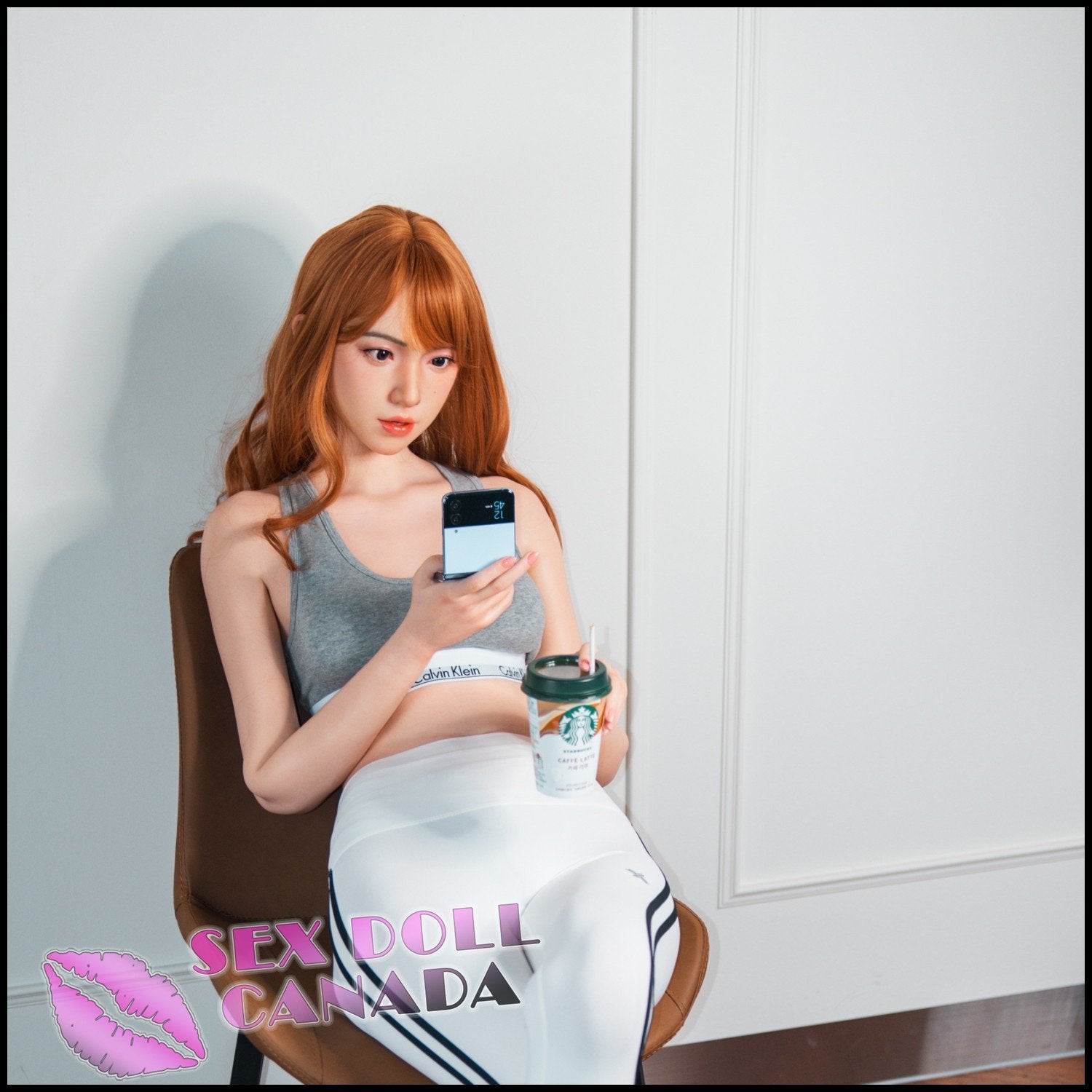 Zelex Realistic Sex Doll Tall Long Legs Asian Japanese Chinese Red Head