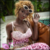 Starpery Realistic Sex Doll Blonde Hair Black Ebony African Big Tits Breasts