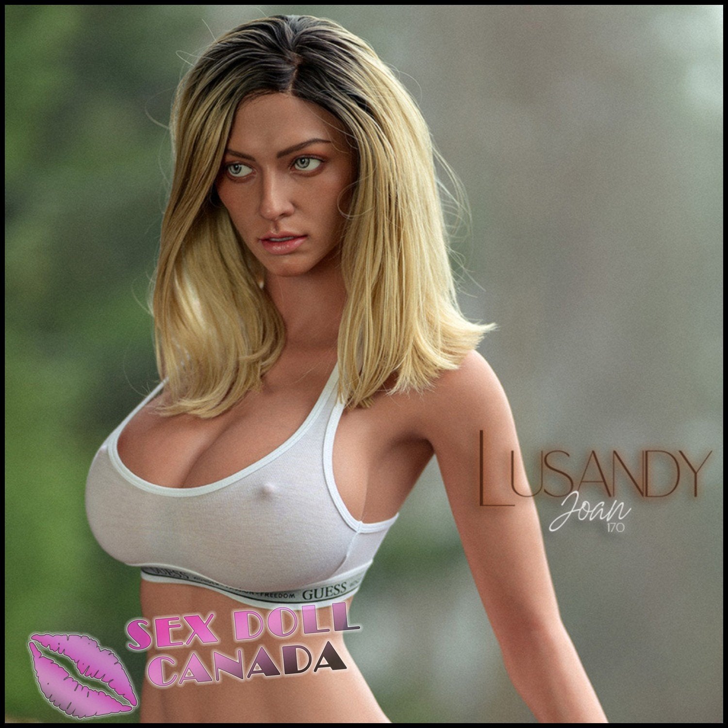 Lusandy Realistic Sex Doll Huge Tits Boobs Blonde Hair Tall Long Legs