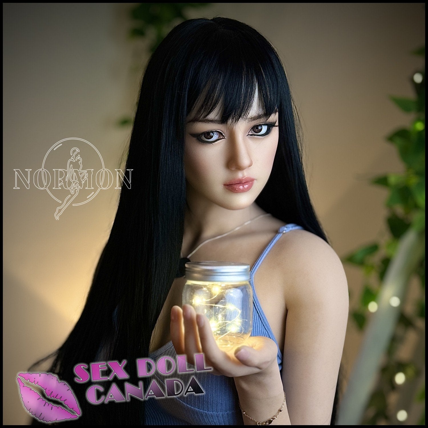 Normon Doll Realistic Sex Doll Asian Japanese Chinese Black Hair Big Tits Breasts