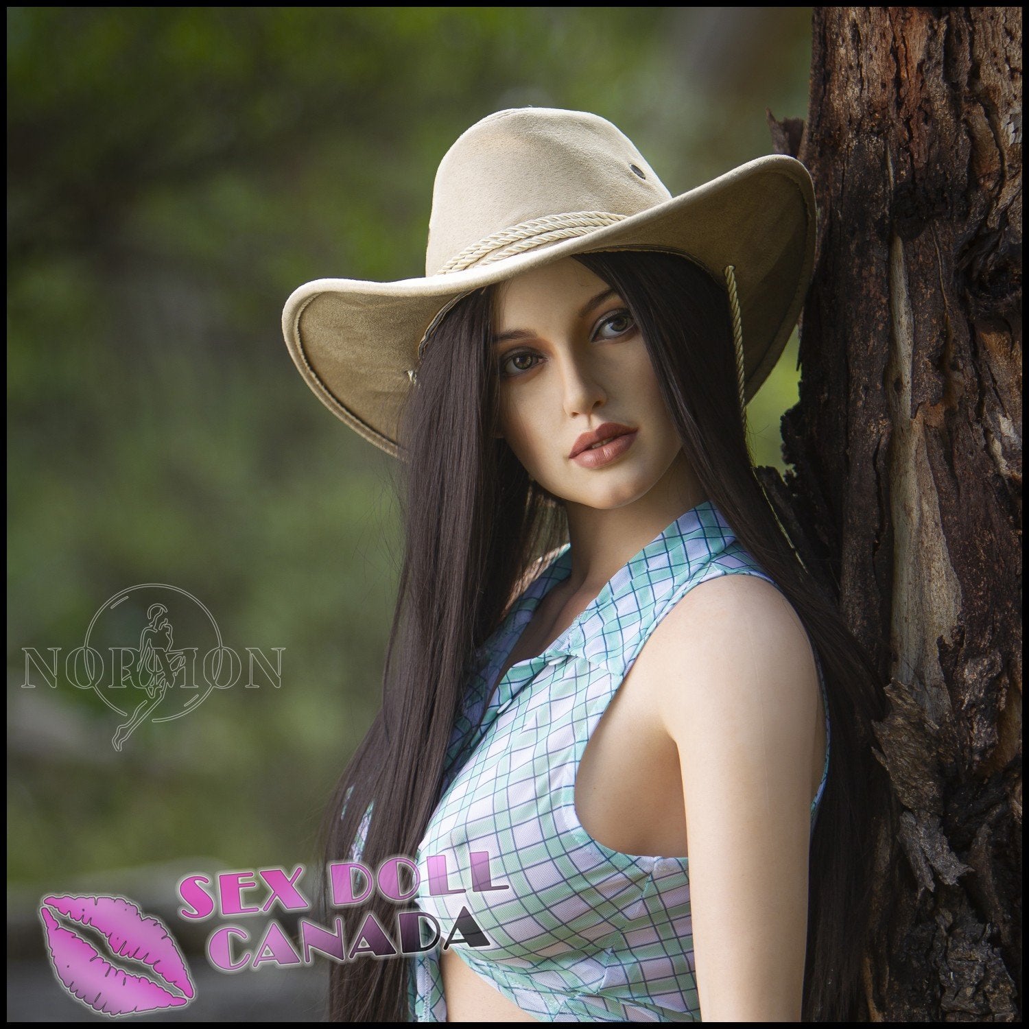 Normon Doll Realistic Sex Doll Big Tits Breasts Curvy Full Body Black Hair