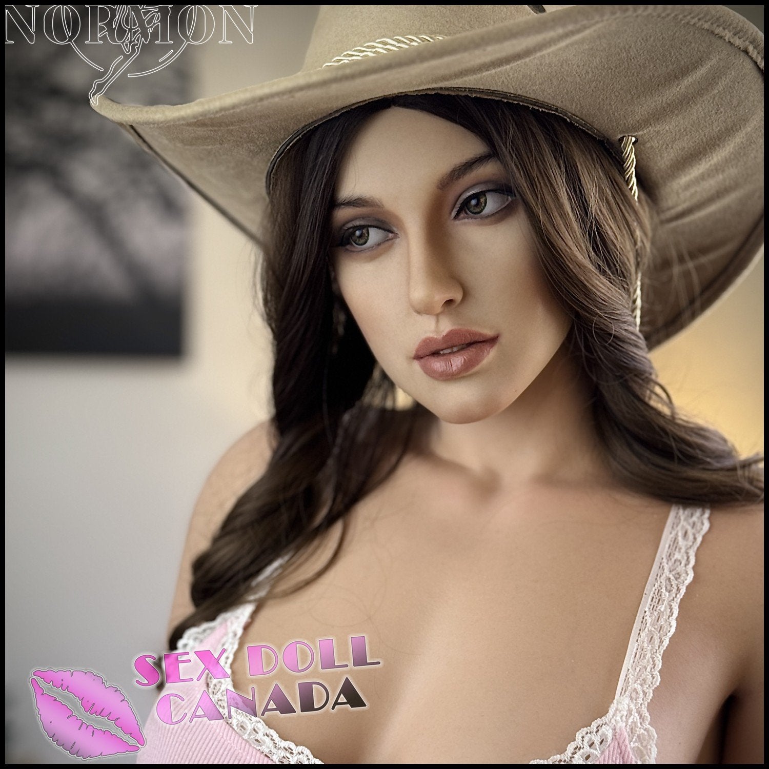 Normon Doll Realistic Sex Doll Brunette Hair Tall Long Legs Russian German