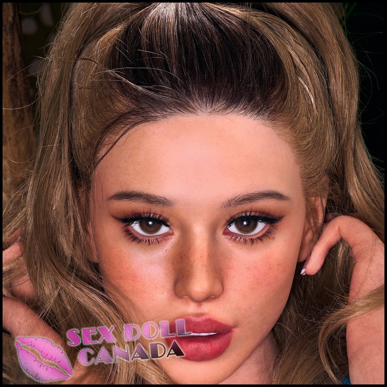 Real Lady Realistic Sex Doll Western American Blonde Hair Thick Thighs