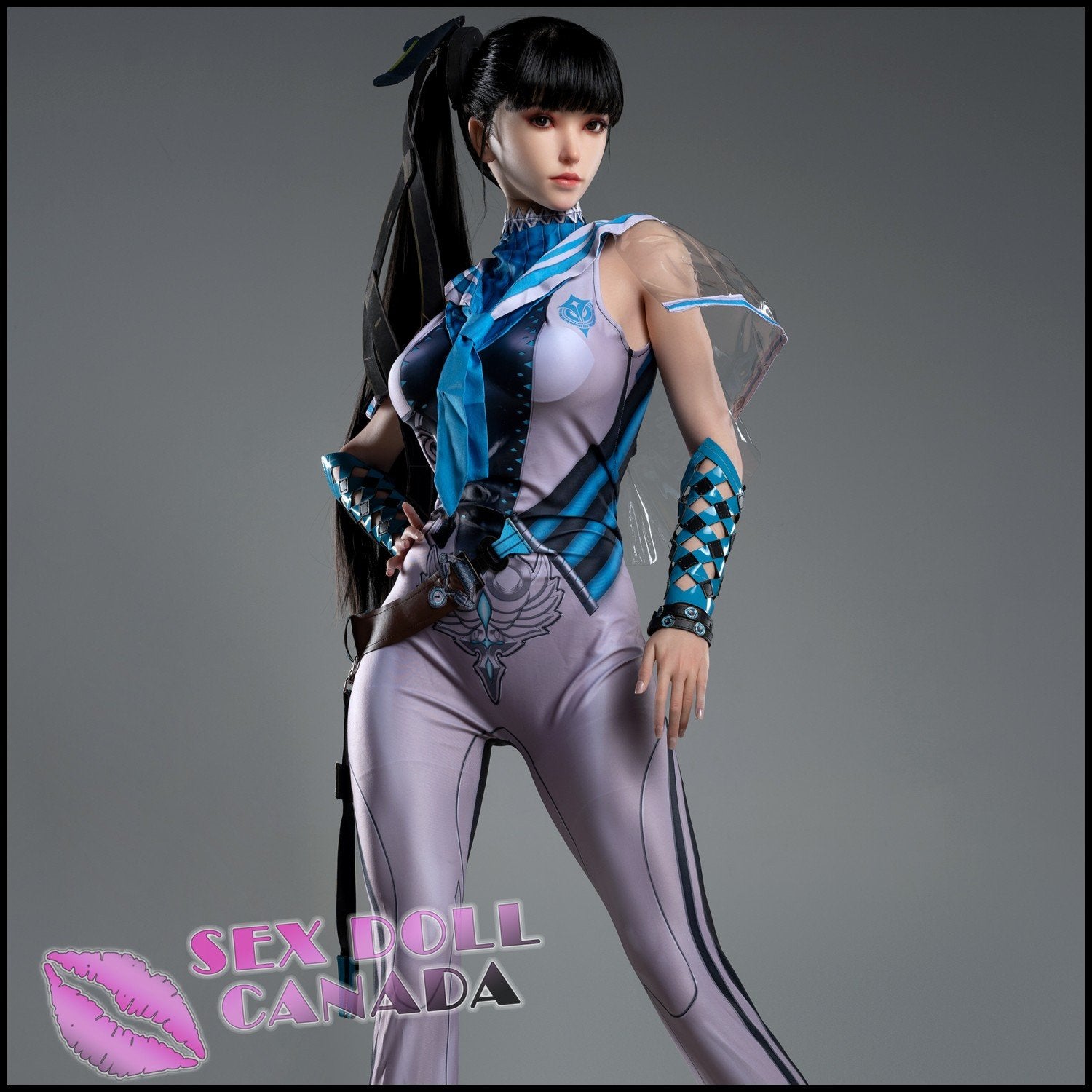 Game Lady Realistic Sex Doll Asian Japanese Chinese Tall Long Legs Black Hair