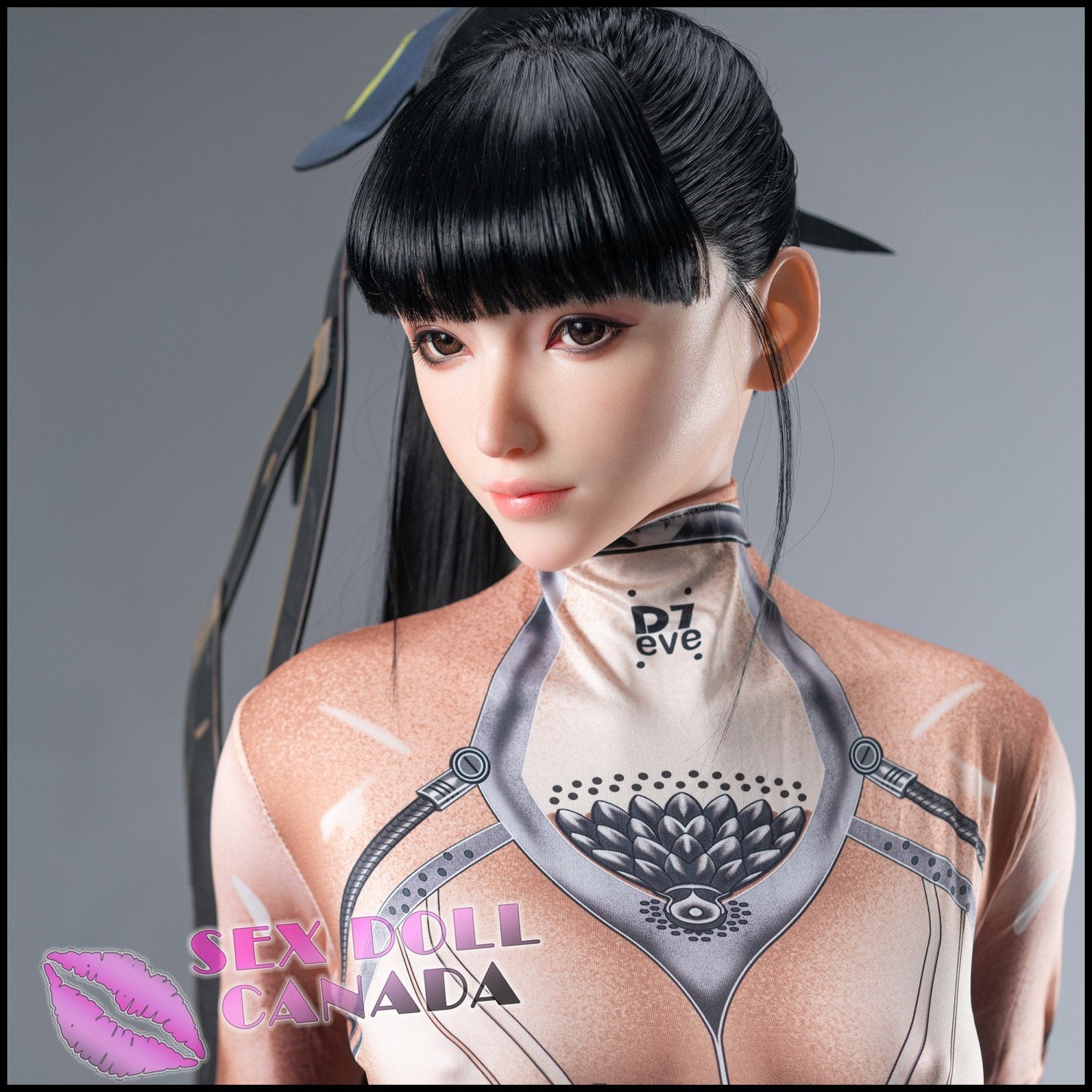 Game Lady Realistic Sex Doll Black Hair Cartoon Hentai Anime Tall Long Legs