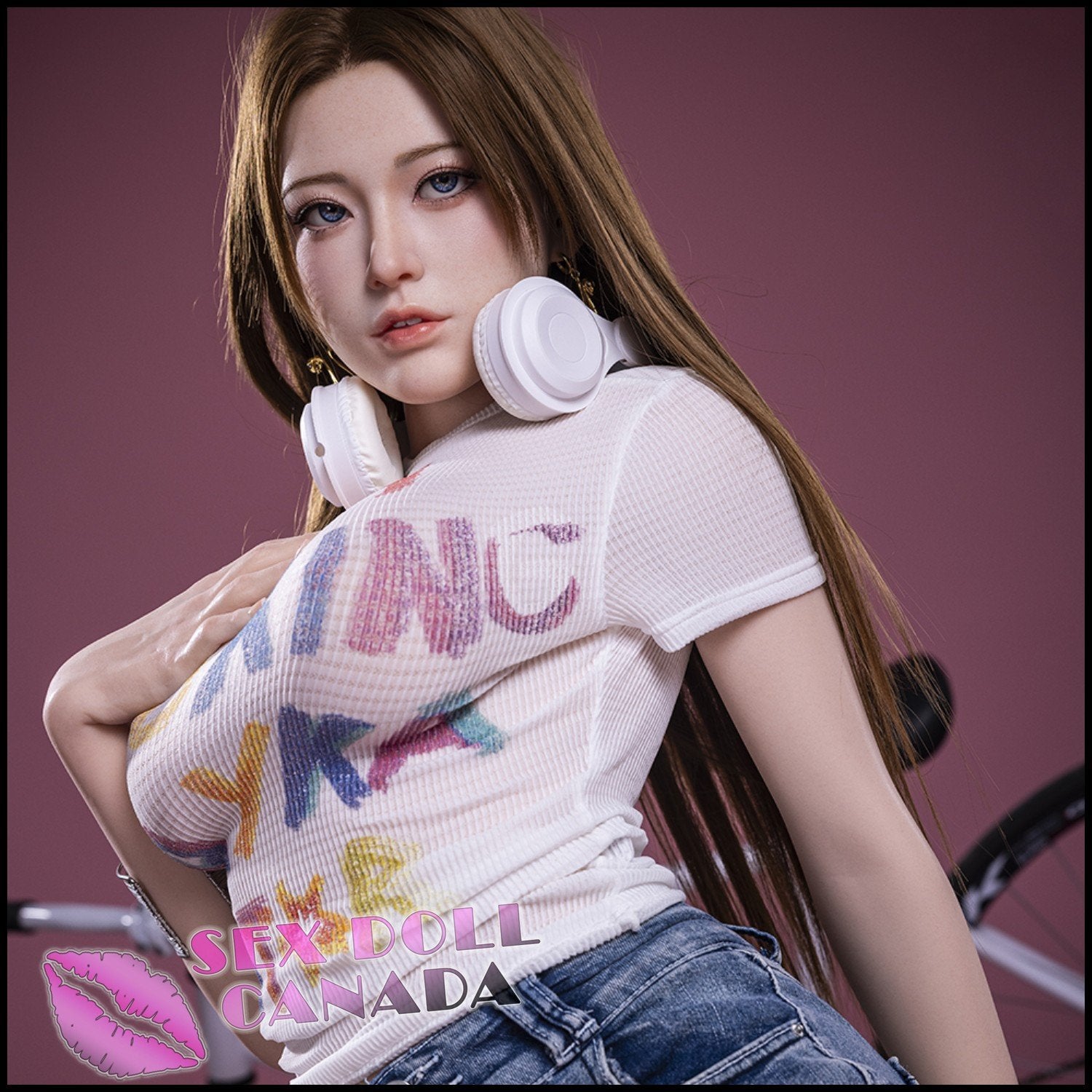 Starpery Realistic Sex Doll Big Tits Breasts Brunette Hair Asian Japanese Chinese