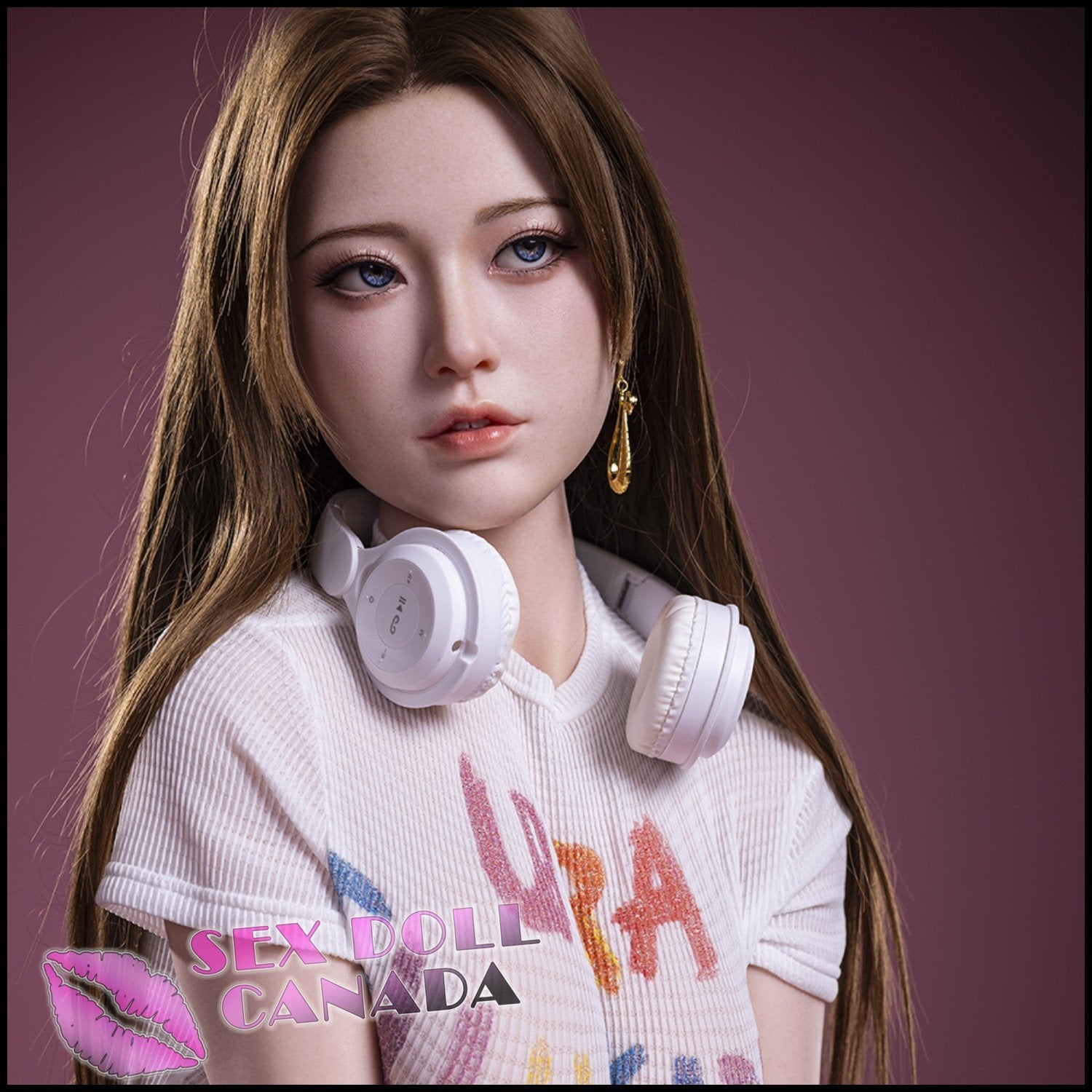 Starpery Realistic Sex Doll Curvy Full Body Brunette Hair Tall Long Legs