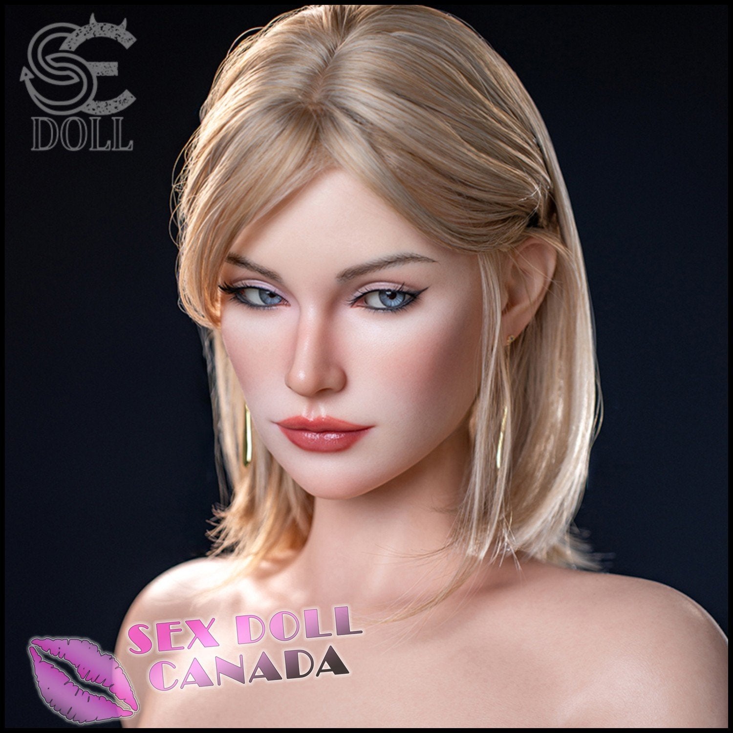 SE Doll Realistic Sex Doll Russian German Blonde Hair BBW Chubby Fat