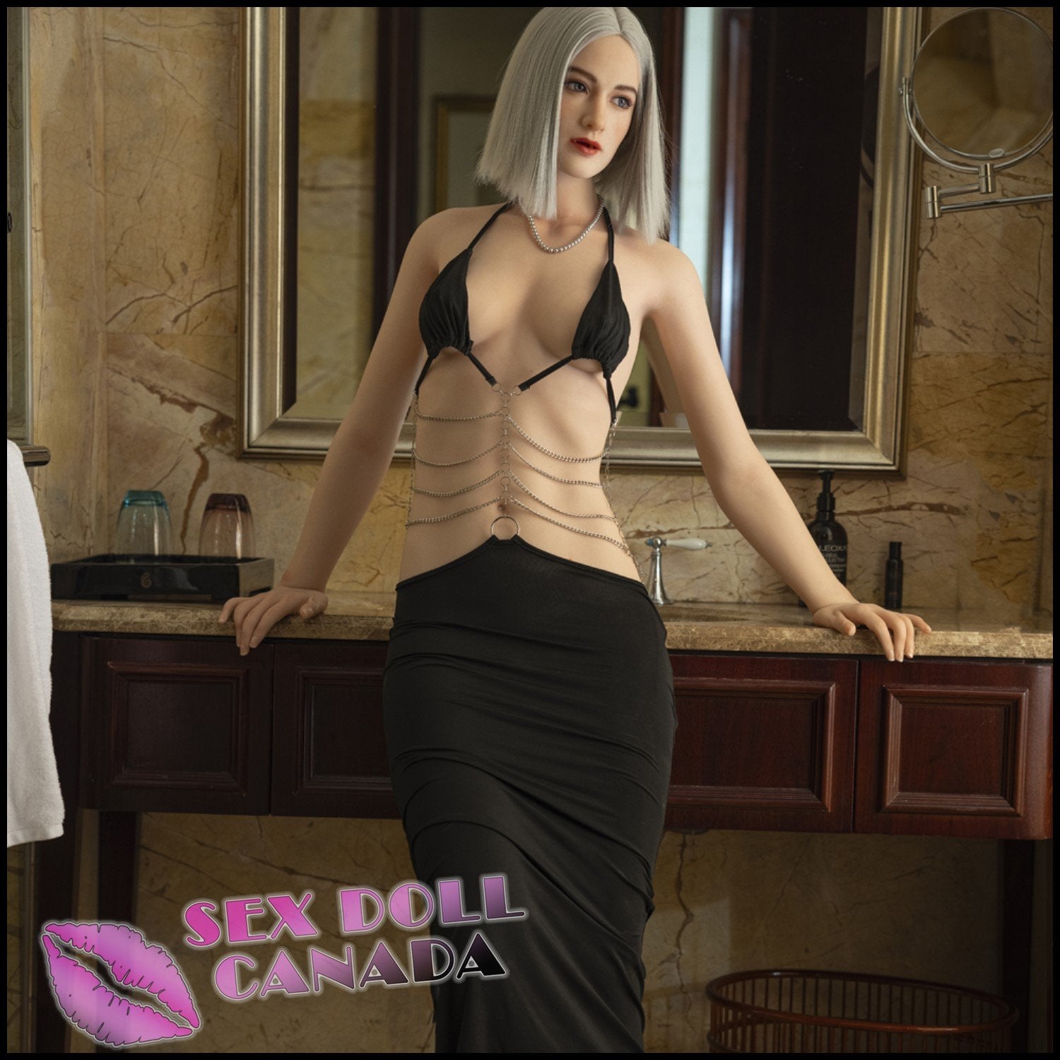 Starpery Realistic Sex Doll Western American Blonde Hair Big Tits Breasts