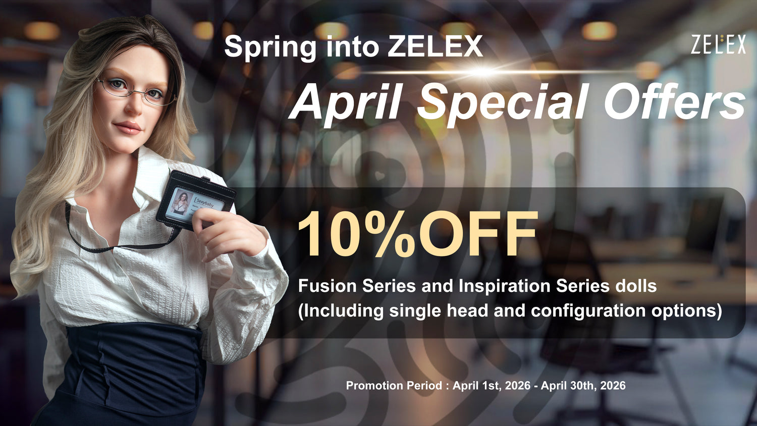 Zelex Spring Promotional banner image