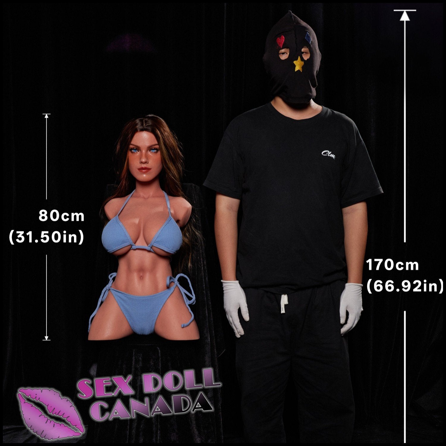 Climax Doll Realistic Sex Doll Big Tits Breasts Curvy Full Body Black Hair