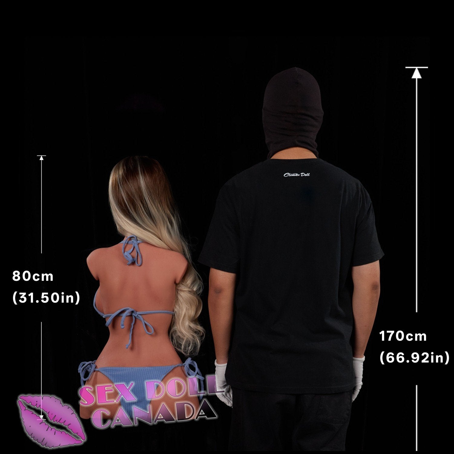 Climax Doll Realistic Sex Doll Mini Blonde Hair Western American
