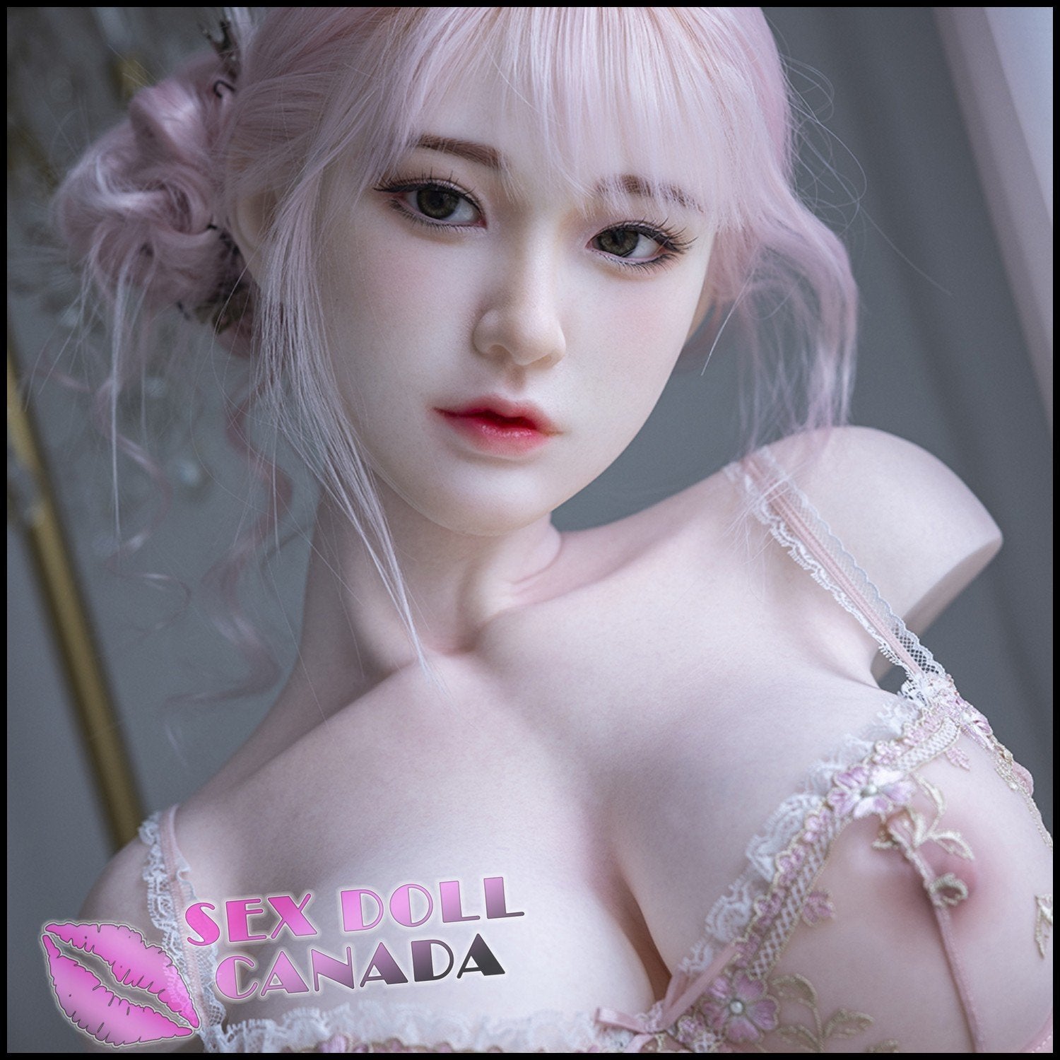 Starpery Realistic Sex Doll Curvy Full Body Asian Japanese Chinese Gray Silver White Hair