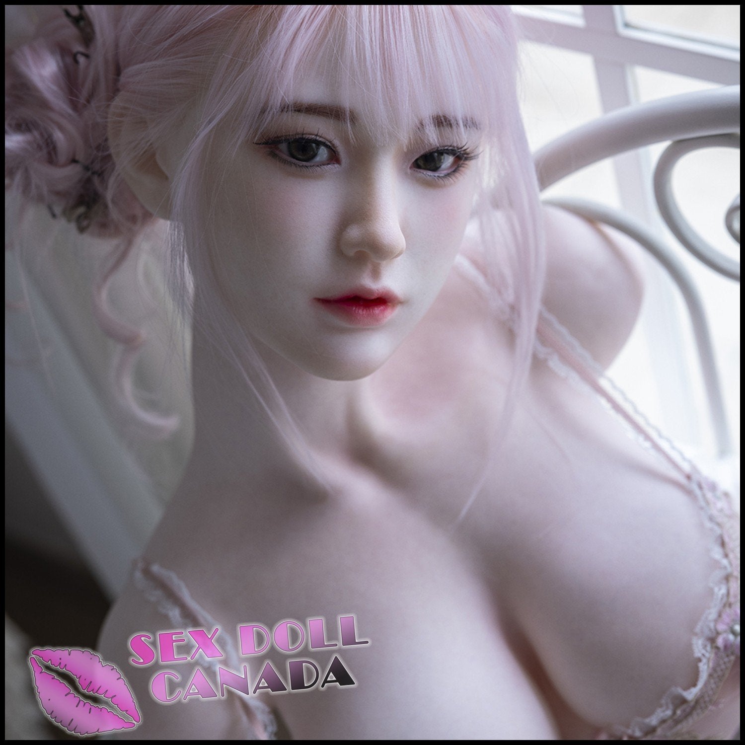 Starpery Realistic Sex Doll Pink Purple Hair Asian Japanese Chinese Russian German
