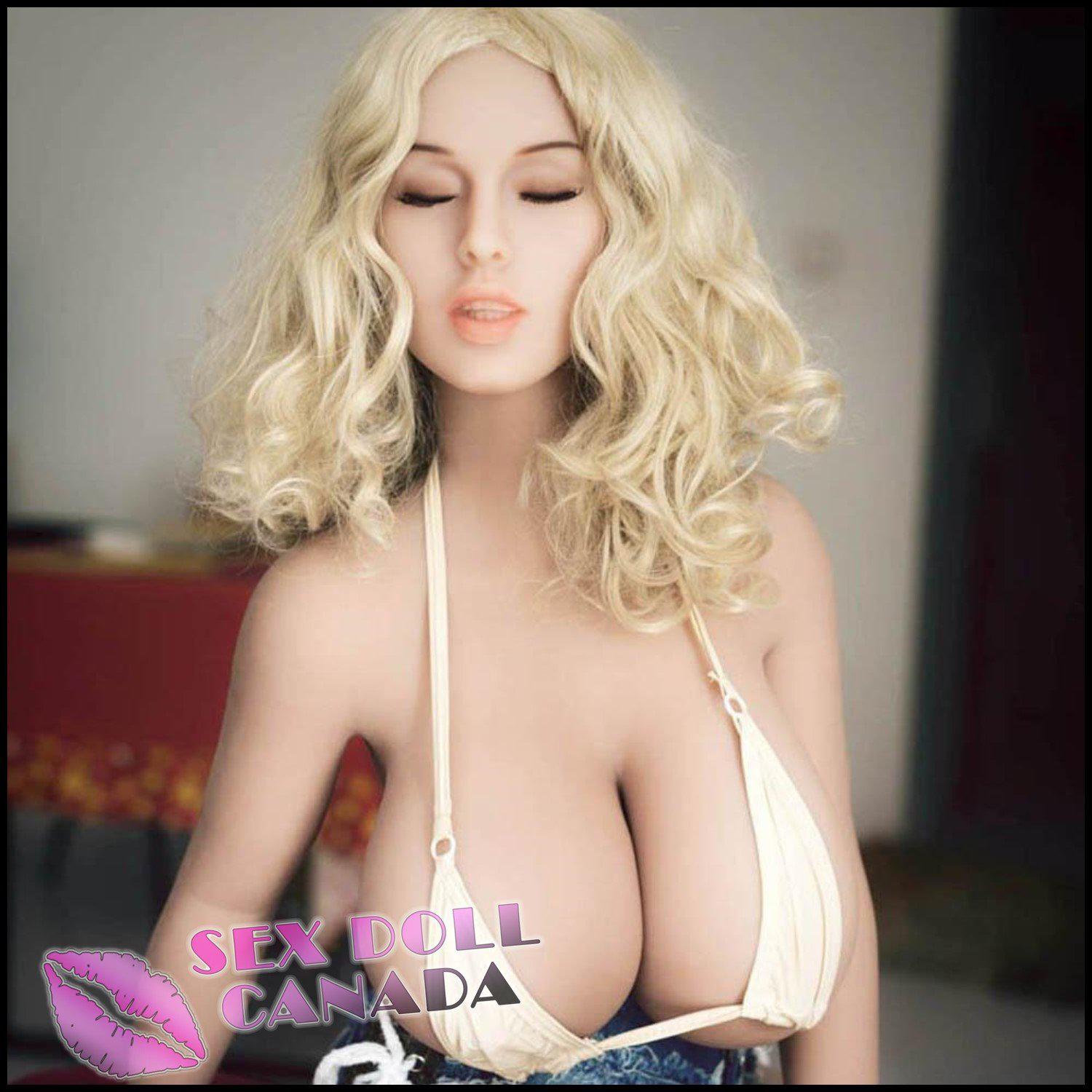 WM Realistic Sex Doll Curvy  Full Body Blonde Hair Huge Tits  Boobs