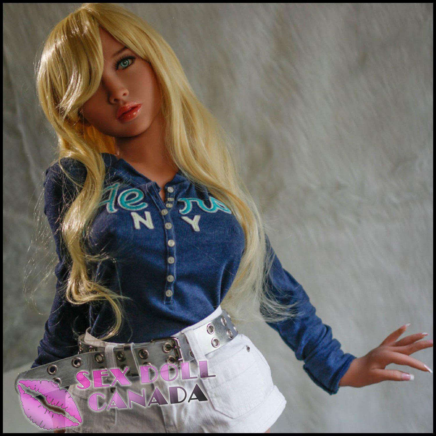 YL Realistic Sex Doll Blonde Hair Big Tits  Breasts Small Waist